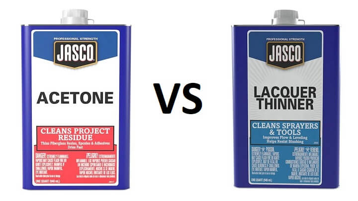 Difference Between Acetone and Lacquer Thinner