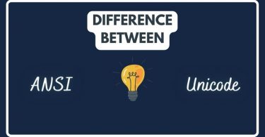 Difference Between ANSI and Unicode