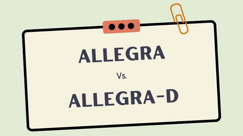 Difference Between Allegra and Allegra D