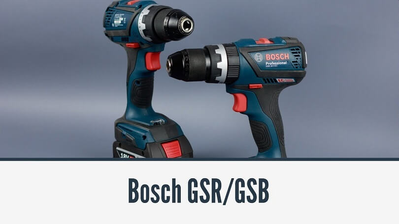 Difference Between Bosch GSB 18V and Bosch GSR 12V