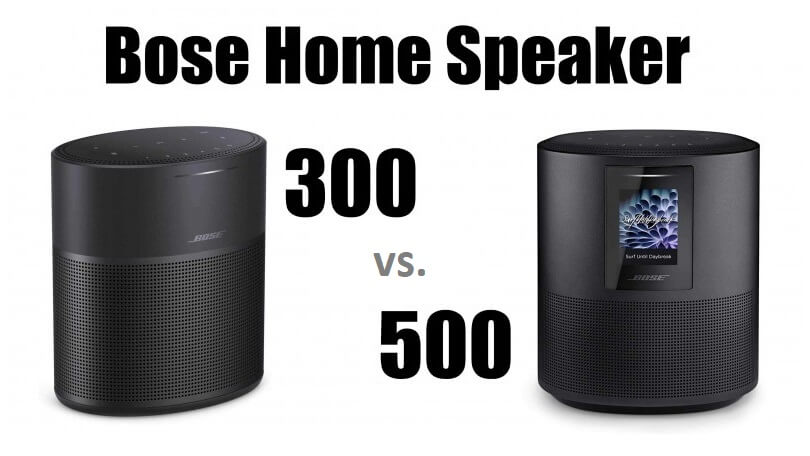 Difference Between Bose Speaker 300 and 500