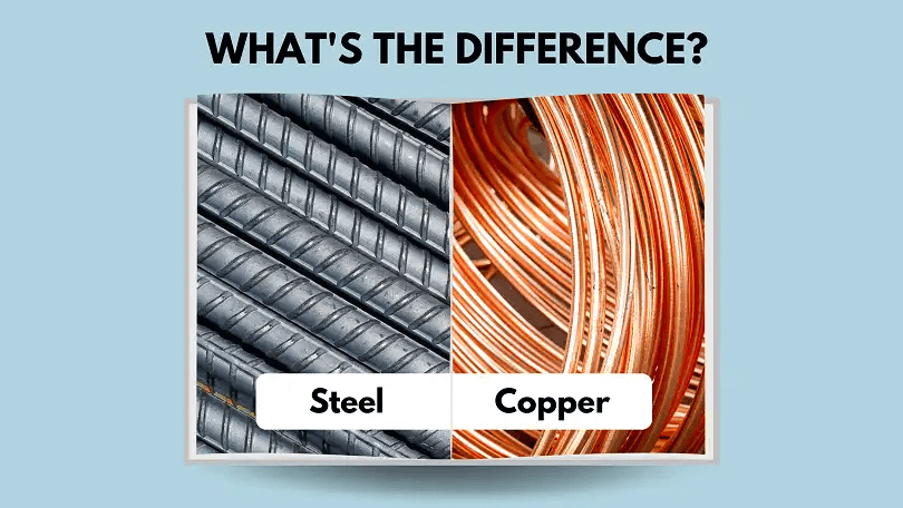 Difference Between Copper and Steel