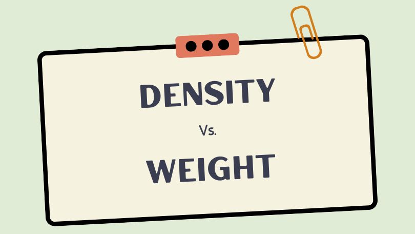 Difference Between Density and Weight