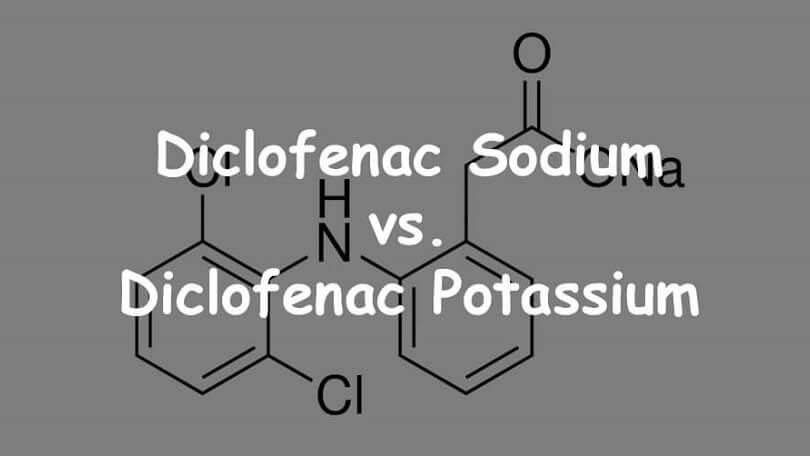Difference Between Diclofenac Sodium and Diclofenac Potassium
