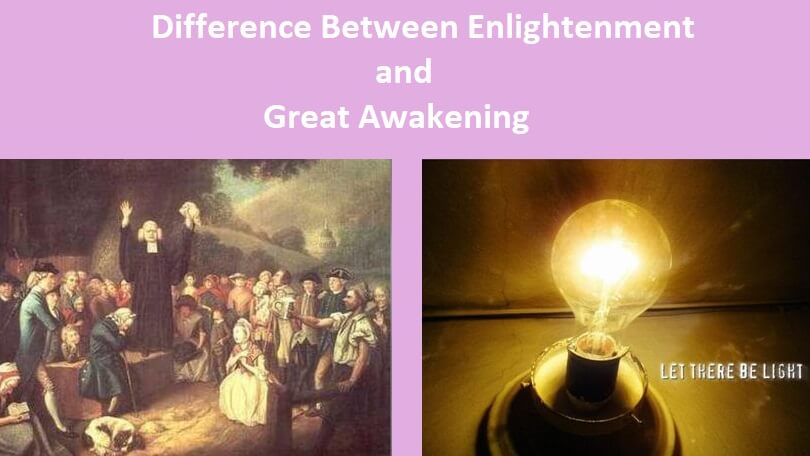 Difference Between Enlightenment and Great Awakening