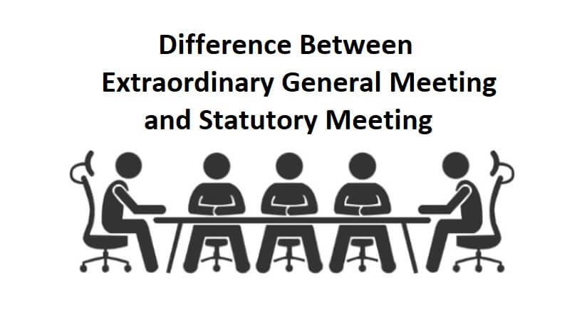Difference Between Extraordinary General Meeting and Statutory Meeting