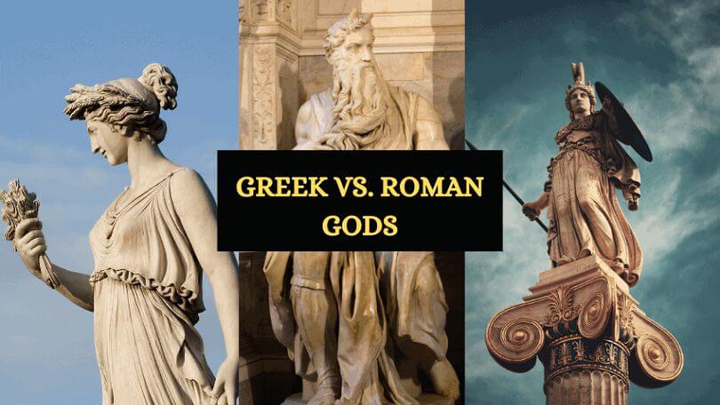 Difference Between Greek Gods and Roman Gods