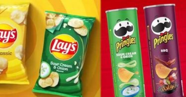 Difference Between Lays and Pringles Chips