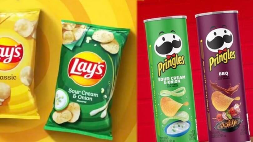 Difference Between Lays and Pringles Chips