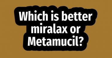 Difference Between Miralax and Metamucil