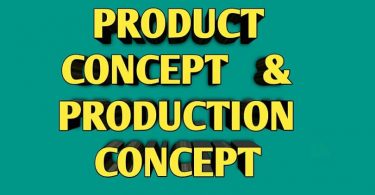 Difference Between Product and Production Concept
