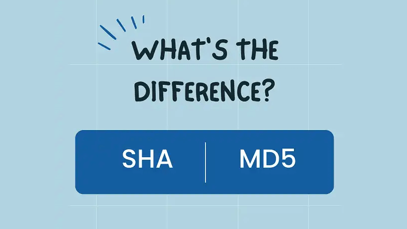 Difference Between SHA and MD5