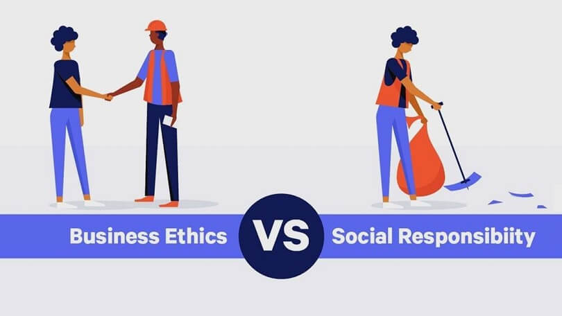 Difference between Business Ethics and Social Responsibility