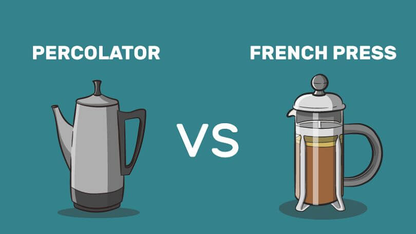 Difference between Camping coffee percolator and French press