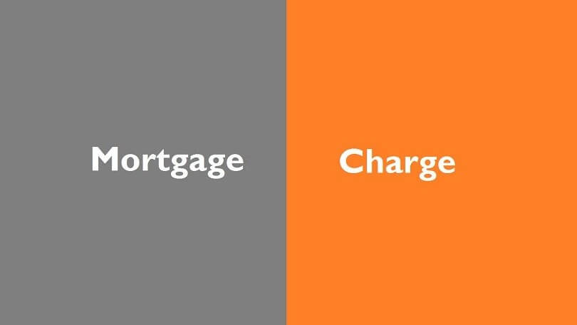 Difference between Charge and Mortgage