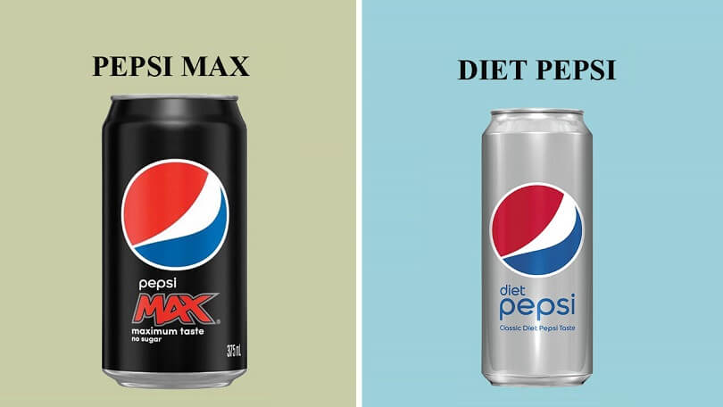 Difference between Diet Pepsi and Pepsi Max