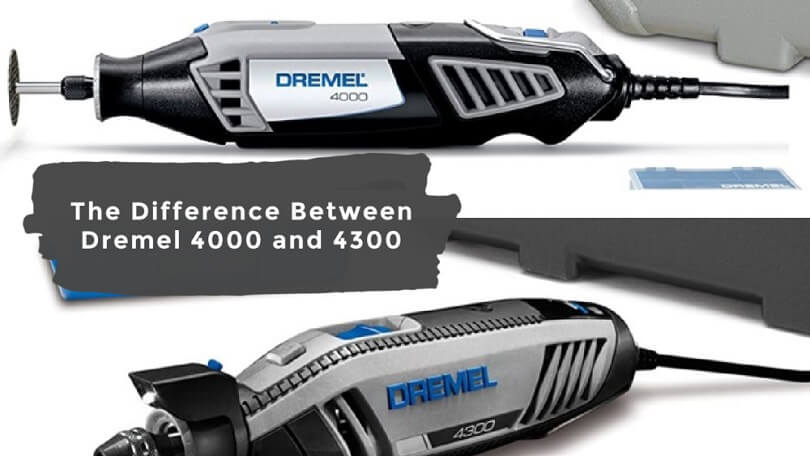 Difference between Dremel 4000 and Dremel 4300