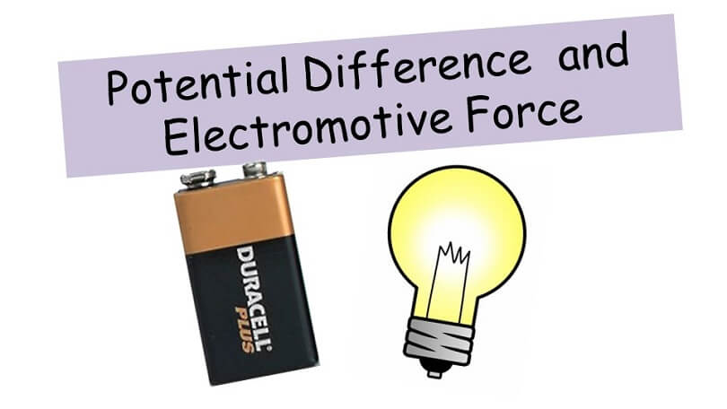 Difference between Electromotive force and Potential Difference