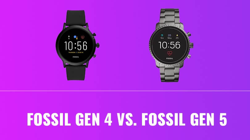 Difference between Fossil Gen 4 and Gen 5