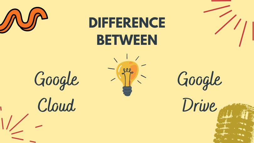 Difference between Google Cloud and Google Drive