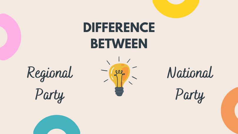 Difference between Regional Party and National Party