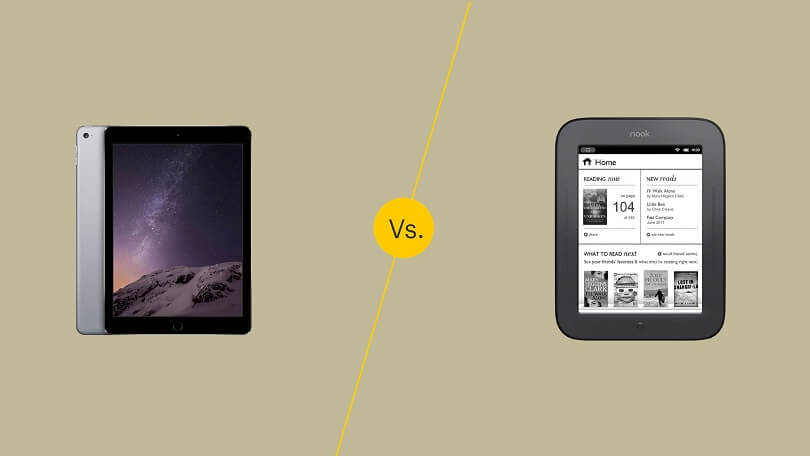 Difference between iPad and Nook